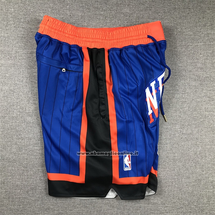 Pantaloncini New York Knicks Citta 2024 Just Don Blu